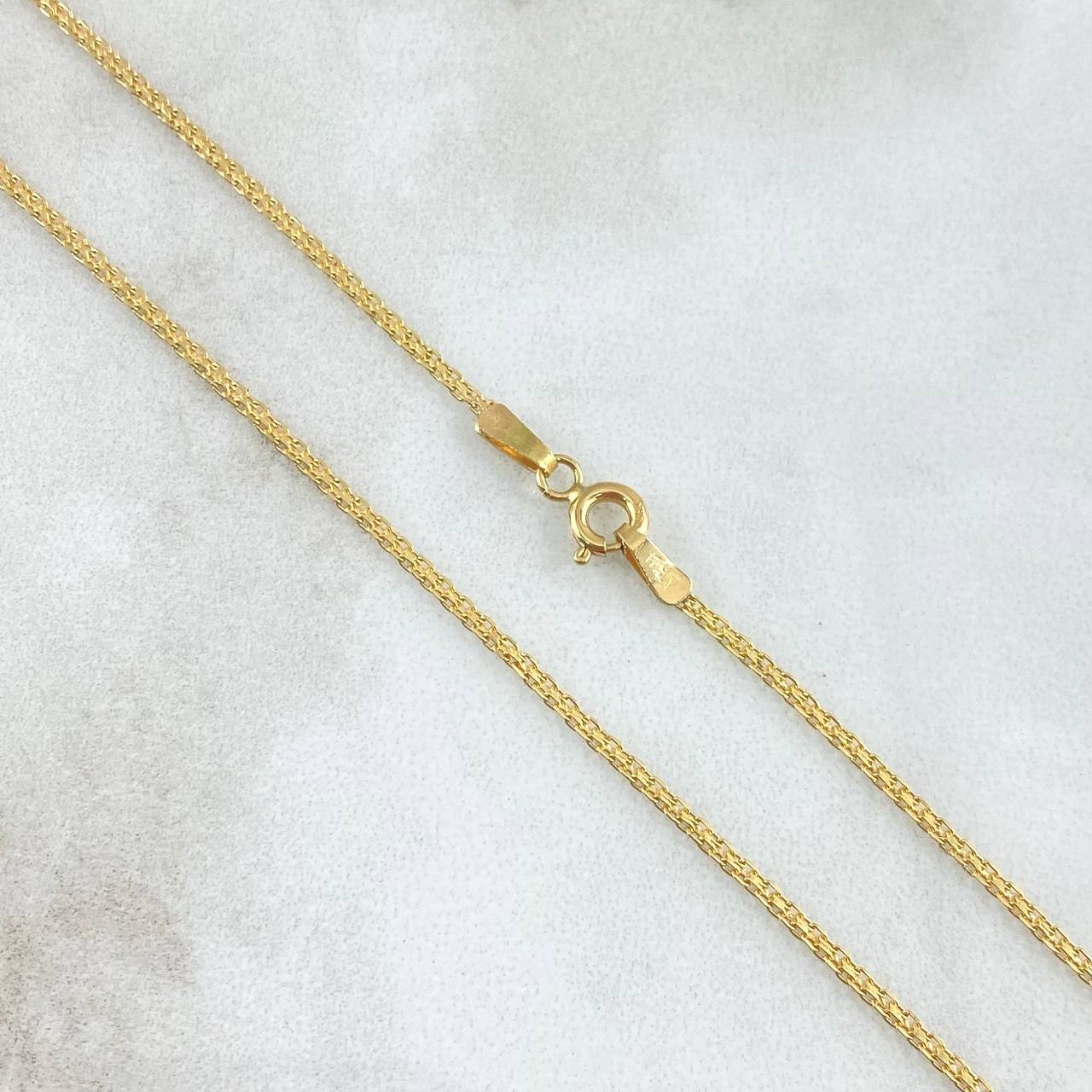 Cadena China 2.15gr / 40cm / 1.4mm Oro Amarillo +1 18K ©