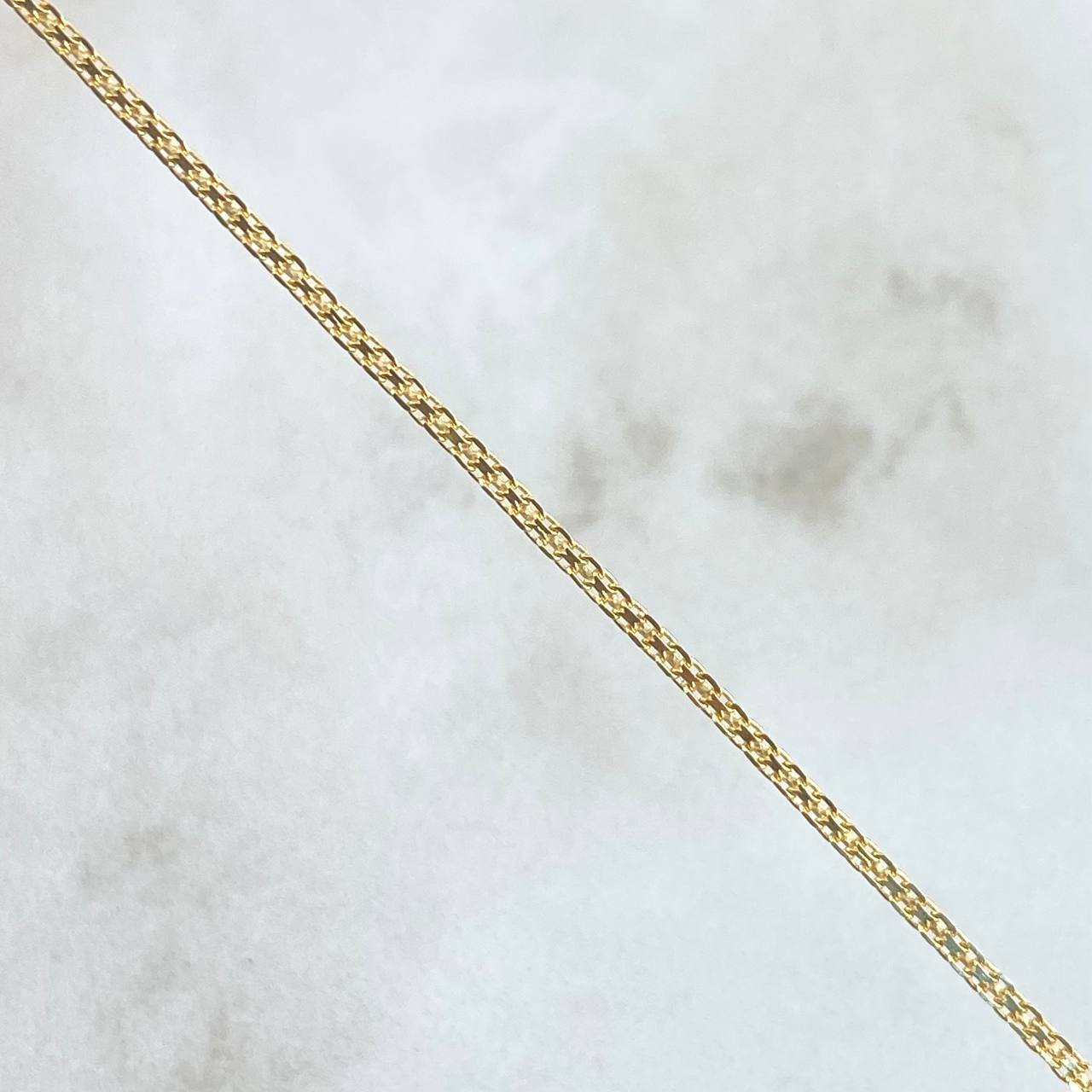 Bismark Chain 2.15gr / 15 3/4in / 1.3mm Yellow Gold +1 18K *