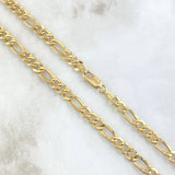 Figaro Chain 10.85gr / 60cm / 5.2mm Yellow Gold +0 18K