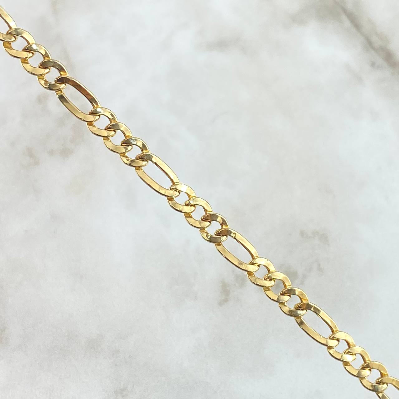 Figaro Chain 10.85gr / 60cm / 5.2mm Yellow Gold +0 18K