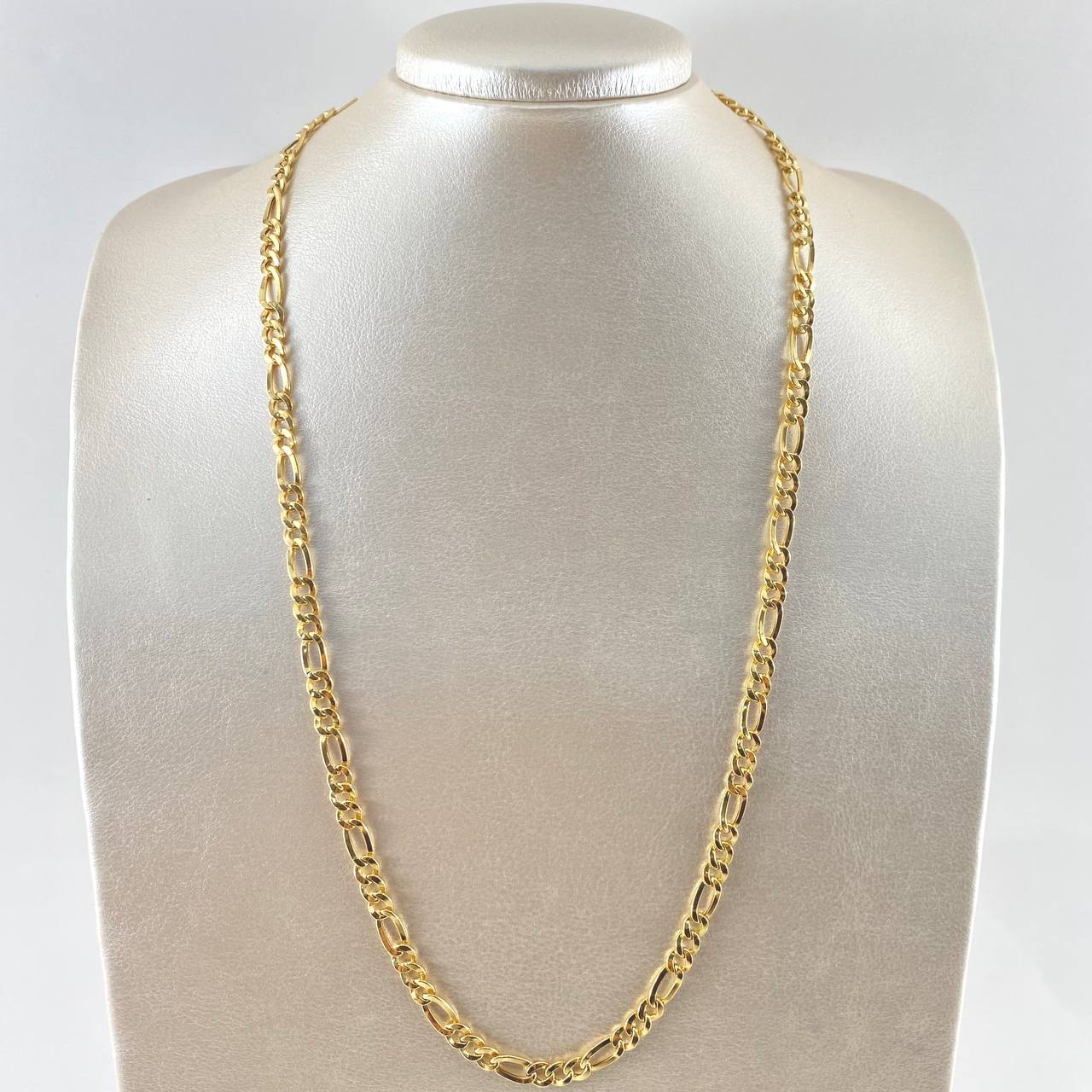 Figaro Chain 10.85gr / 60cm / 5.2mm Yellow Gold +0 18K