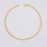 Pulso Cubano 1.05g / 7 1/2 in / 2.4mm Oro Amarillo 18K