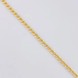 Pulso Cubano 0.8g / 7 3/4 in / 2.4mm Oro Amarillo 18K