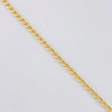 Pulso Cubano 1.05g / 19.5cm / 2.4mm Oro Amarillo 18K
