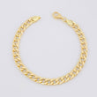 Pulso Cubano 7g / 7 3/4 in / 6.4mm Oro Amarillo 18K