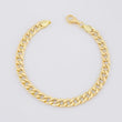 Cuban Links Bracelet 4.95g / 8 1/4 in / 6.7mm Yellow Gold 18K