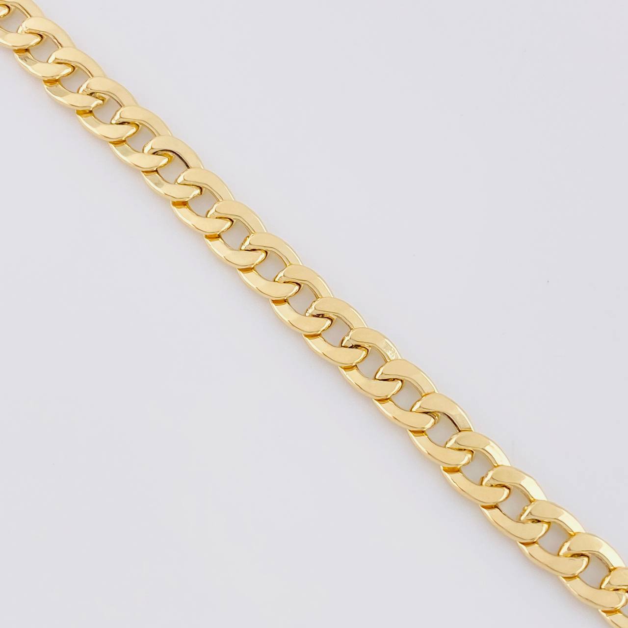 Pulso Cubano 7g / 7 3/4 in / 6.4mm Oro Amarillo 18K