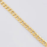 Cuban Links Bracelet 4.95g / 8 1/4 in / 6.7mm Yellow Gold 18K