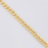 Pulso Cubano 7g / 7 3/4 in / 6.4mm Oro Amarillo 18K