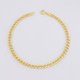 Pulso Cubano 2.6g / 7 3/4 in / 4.1mm Oro Amarillo 18K