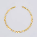 Pulso Cubano 2.7g / 7 1/2 in / 4.2mm Oro Amarillo 18K
