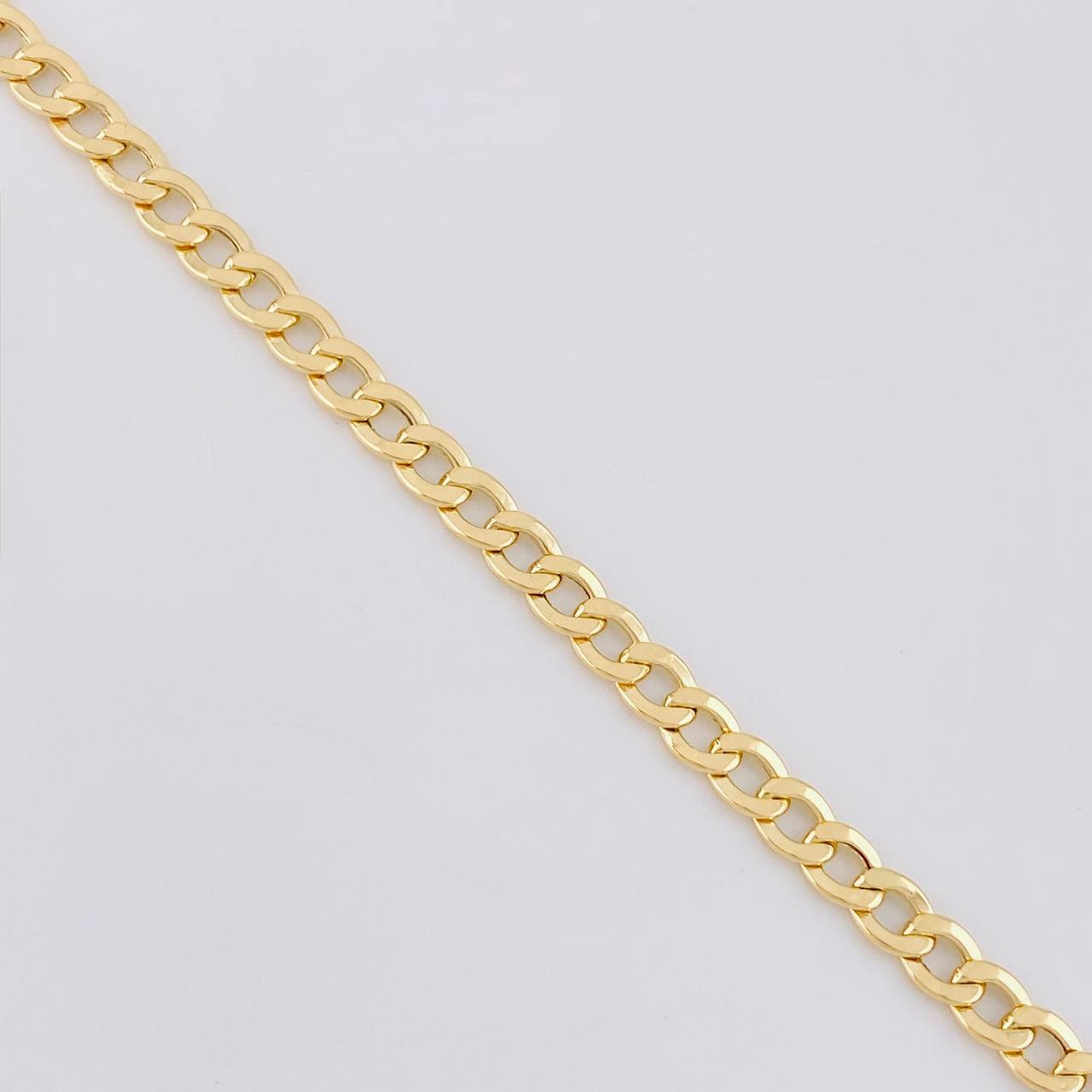 Pulso Cubano 2.6g / 7 3/4 in / 4.1mm Oro Amarillo 18K