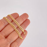 Pulso Cubano 2.55g / 7 3/4 in / 4.1mm Oro Amarillo 18K