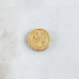 Herraje San Benito Tambor 0.9gr / 1.5cm / Oro 18K *