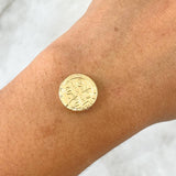 Herraje San Benito Tambor 0.9gr / 1.5cm / Oro 18K *