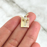 Pendant Plate Christ 0.9gr / 2cm / 18K Gold