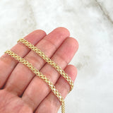 Bismark Chain 7.75gr / 23 1/2 in / 18K Gold +1