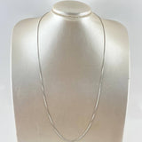 Cadena Veneciana 2gr / 23 1/2 in / 0.6mm Oro Blanco +3 18K