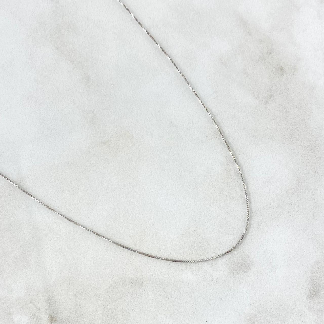 Venetian Chain 1.65gr / 45cm / 0.8mm White Gold +3 18K