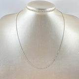 Venetian Chain 2.15gr / 40cm / 0.9mm White Gold +3 18K ©