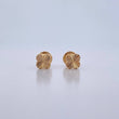 Topos Trebol 0.55gr / Diamantados Oro Amarillo 18K $