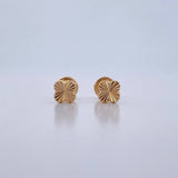 Topos Trebol 0.55gr / Diamantados Oro Amarillo 18K $