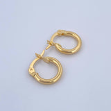 Candongas Jass 1.2gr / 1.5cm / Oro 18K &