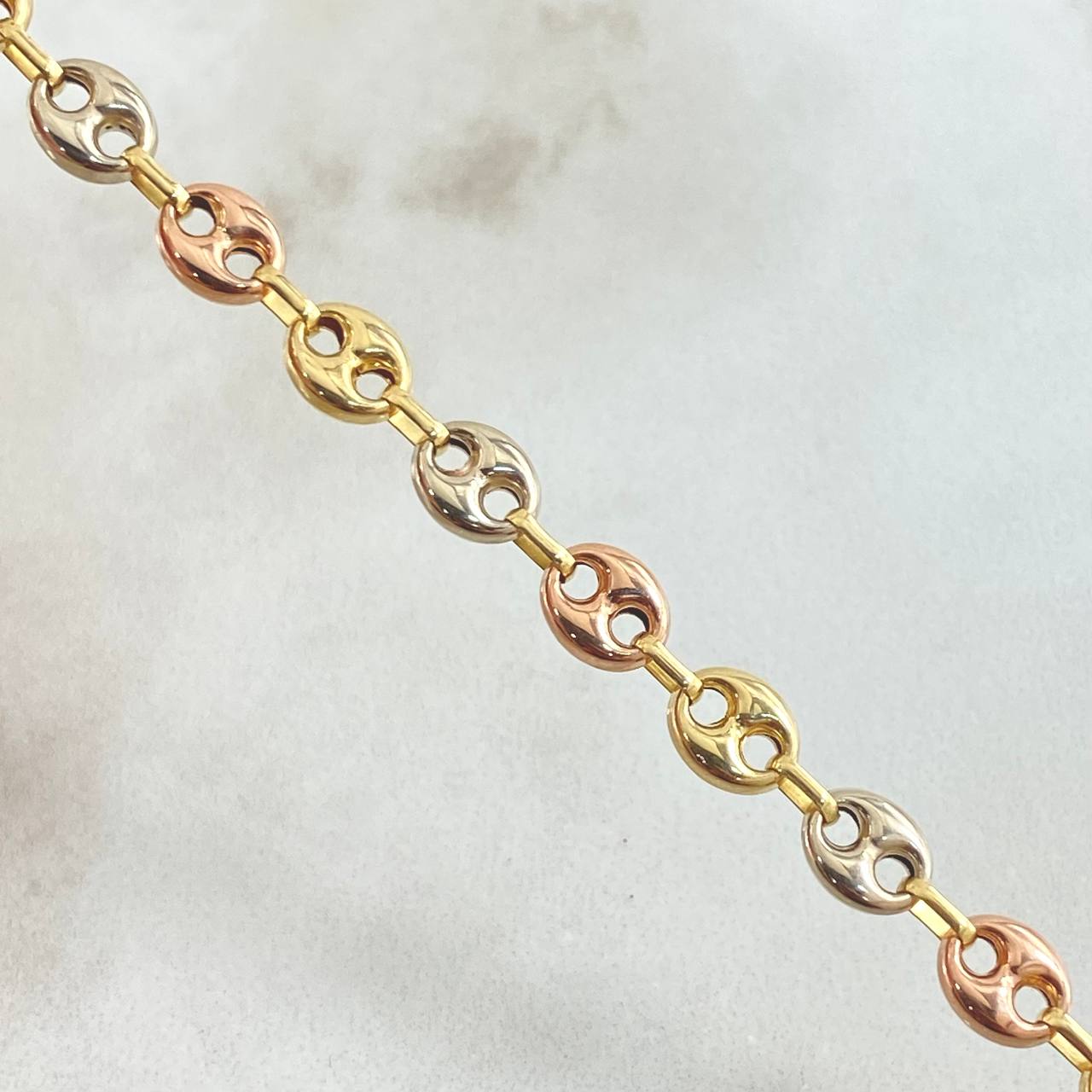 Anklet Gc 4.5 g / 9 3/4 in / 5.1 mm Three Golds 18K