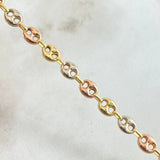 Anklet Gc 4.5 g / 9 3/4 in / 5.1 mm Three Golds 18K