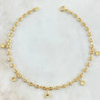 Anklet GC Flowers Clover 3.7gr / 25cm / 18K Yellow Gold