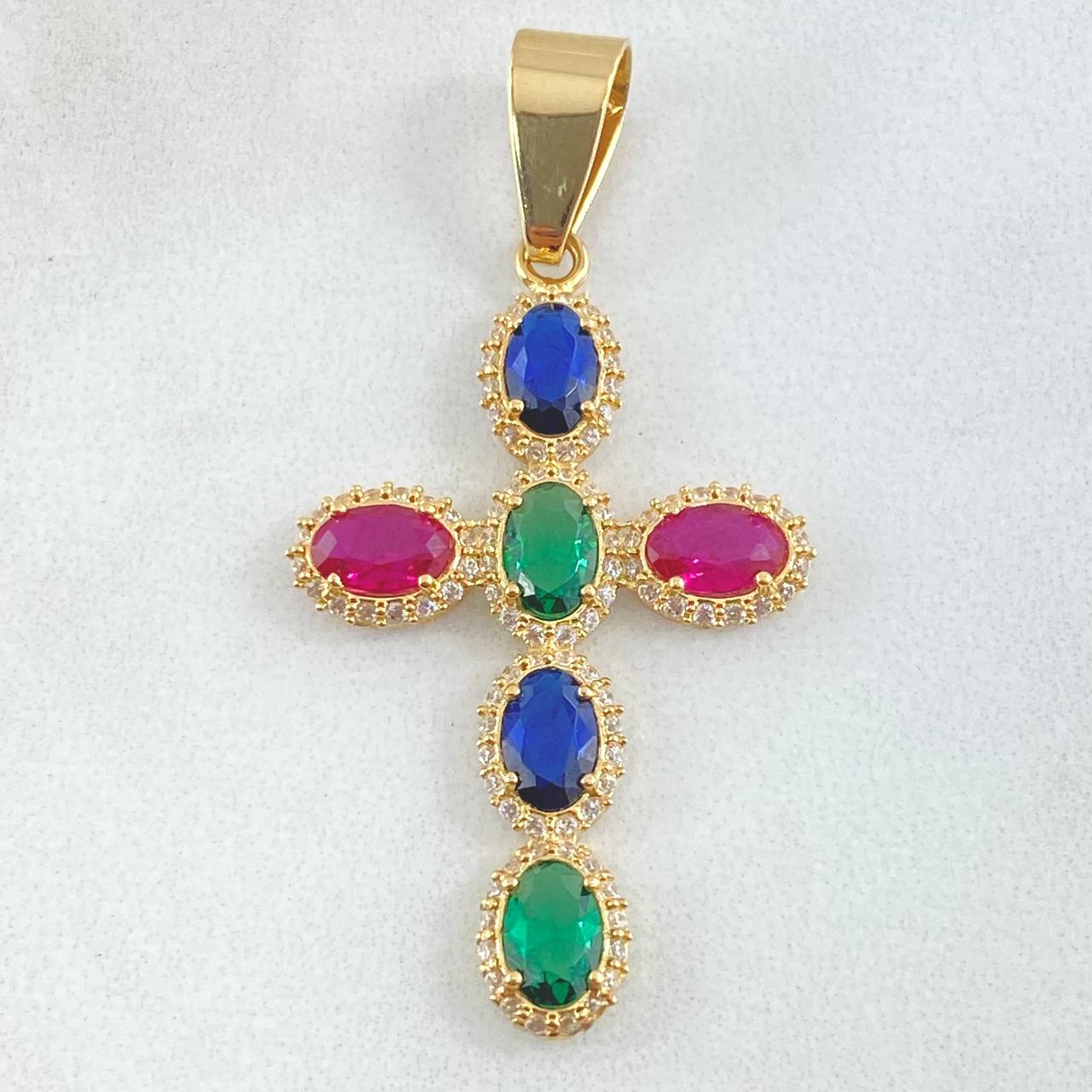 Pendant Cross Dense 3.55gr / 4.6cm / 18K Gold
