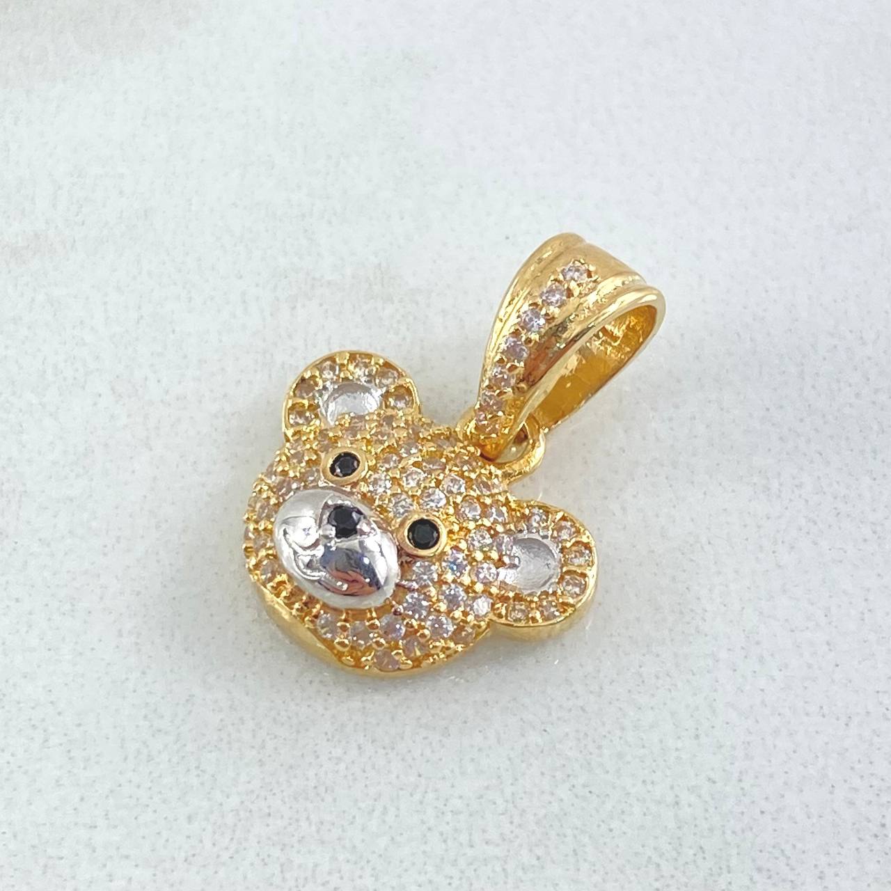 Bear Face Pendant 2.7gr / 2cm / 18K Gold