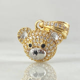Bear Face Pendant 2.7gr / 2cm / 18K Gold