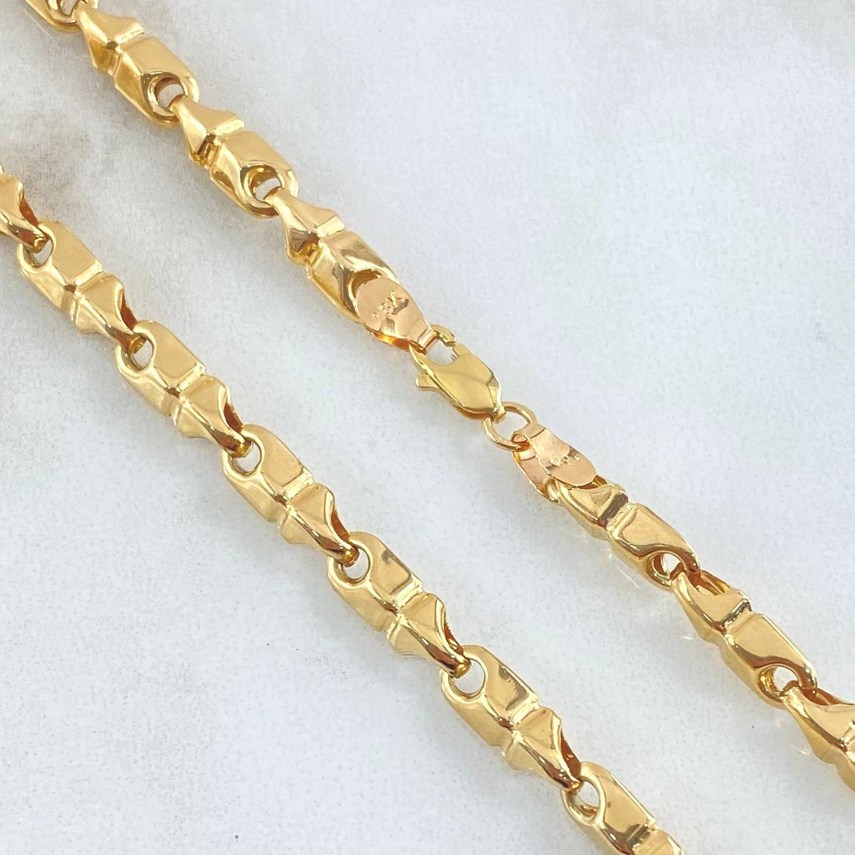 Rustic Franquesina Chain 14.9gr / 65cm / 18K Gold *