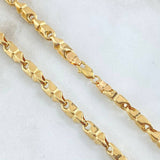Rustic Franquesina Chain 14.9gr / 65cm / 18K Gold *