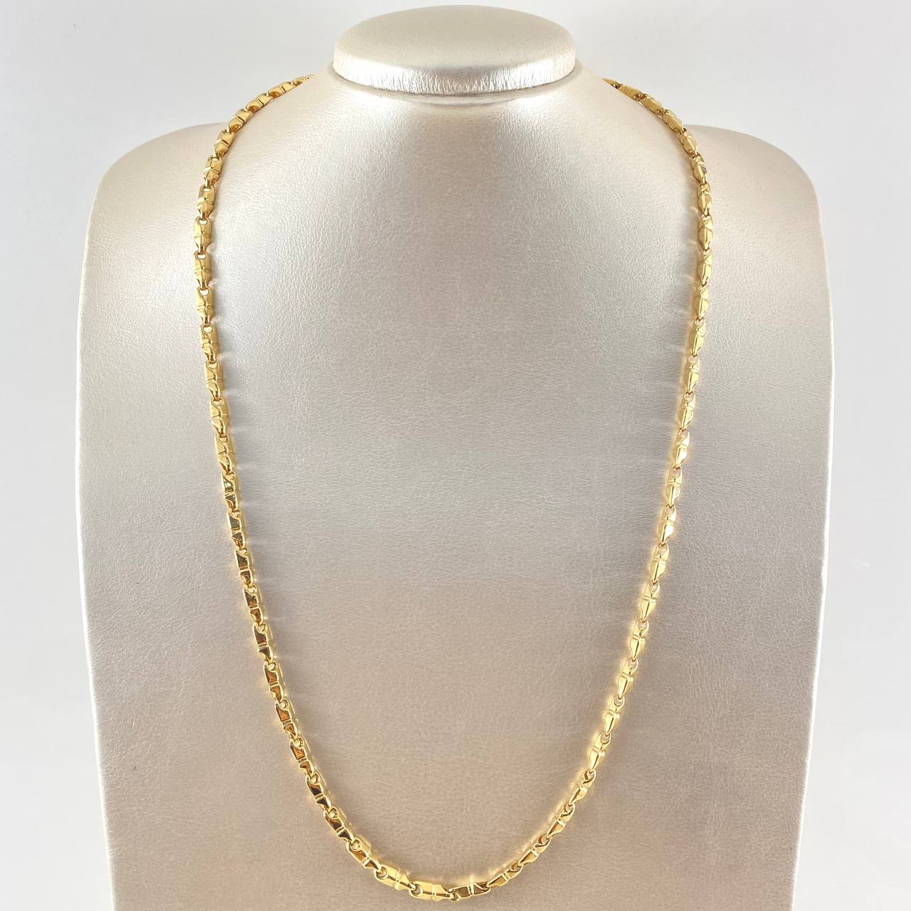 Rustic Franquesina Chain 14.9gr / 65cm / 18K Gold *