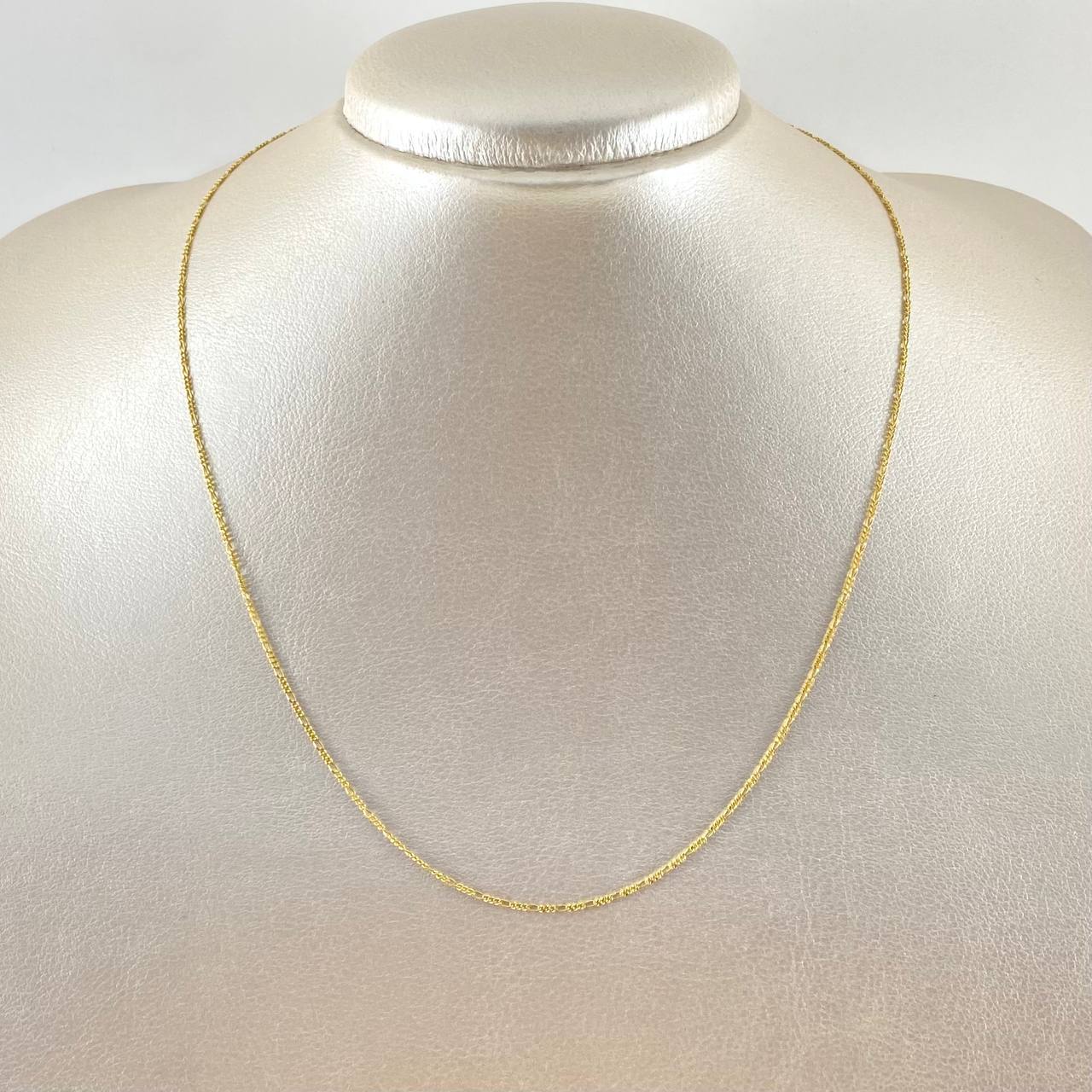 Cadena Figaro 1.15 g / 18 in / 1 mm Oro Amarillo 18K