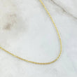Continuous Ring Chain 1.05gr / 17 3/4 in / 1.2mm Yellow Gold +3 18K *