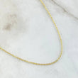 Cadena Aro seguido 1.05gr / 17 3/4 in / 1.2mm Oro Amarillo +3 18K ©