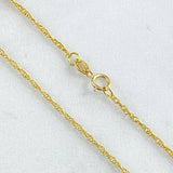 Cadena Singapur 2.1gr / 40cm / +3 Oro 18K ©