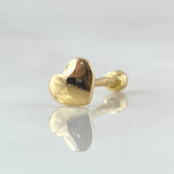 Piercing Corazon 0.5gr / 1.5cm / Nac.Esp. Oro 18K