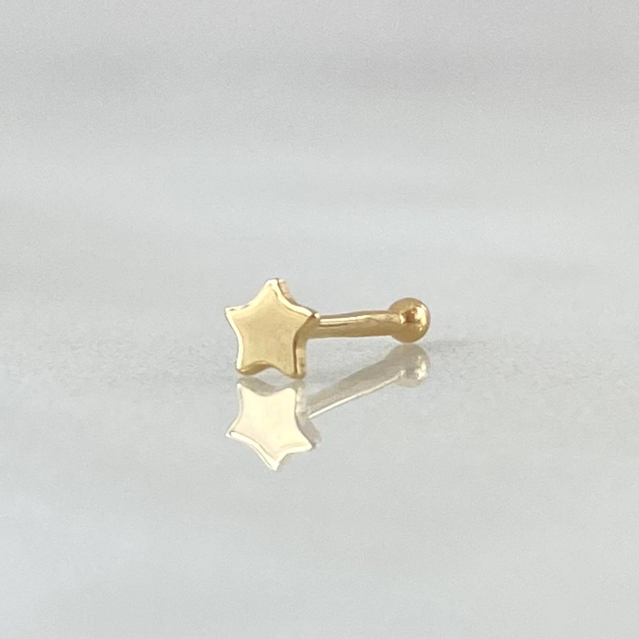 Star Piercing 0.1gr / 1cm / Nac.Esp. 18K Gold