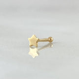 Star Piercing 0.1gr / 1cm / Nac.Esp. 18K Gold