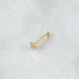 Star Piercing 0.1gr / 1cm / Nac.Esp. 18K Gold