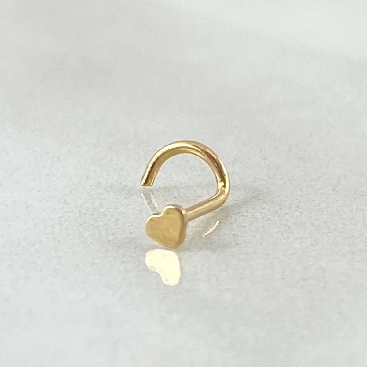 Heart Spark Piercing 0.15gr / 1cm / Special Pearl 18K Gold ©