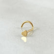 Piercing Chispa Corazón 0.1 g / 1/2 in Oro Amarillo 18K