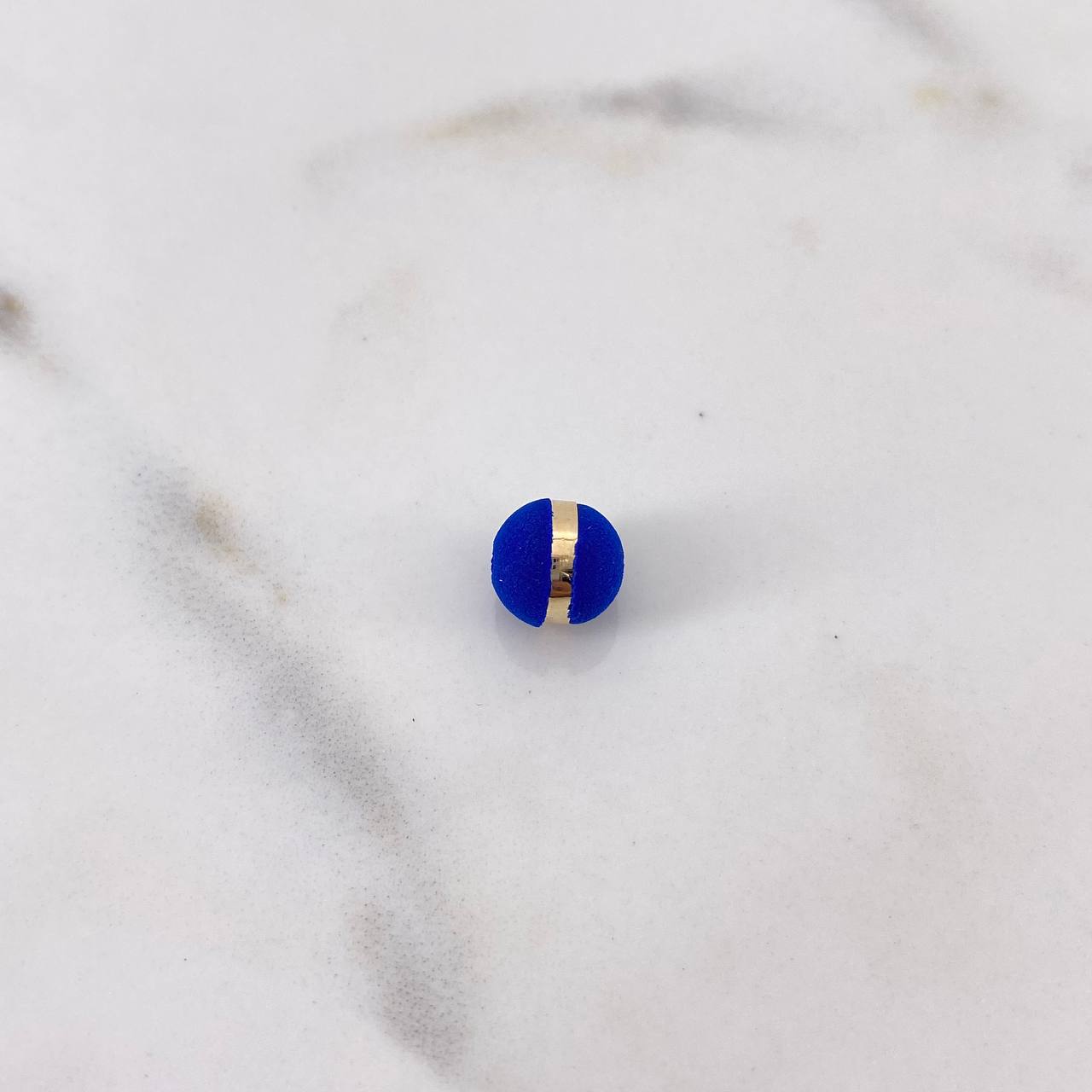 Bead Neoro 1 Raya 0.12gr / 8mm Blue Yellow Gold 18K &