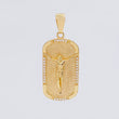 Dije Placa Cristo 6.25g / 1 1/2 in Oro Amarillo 18K