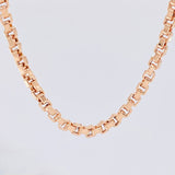 Venetian Chain Square 17g / 24 in / 4.3mm Rose Gold 18K