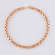 Pulso Veneciana Cuadrada 6.25g / 8 1/4 in / 4.4mm Oro Rosa 18K